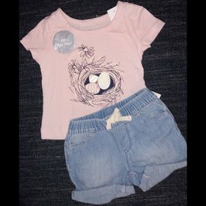 “Eggs Nest” Short Set